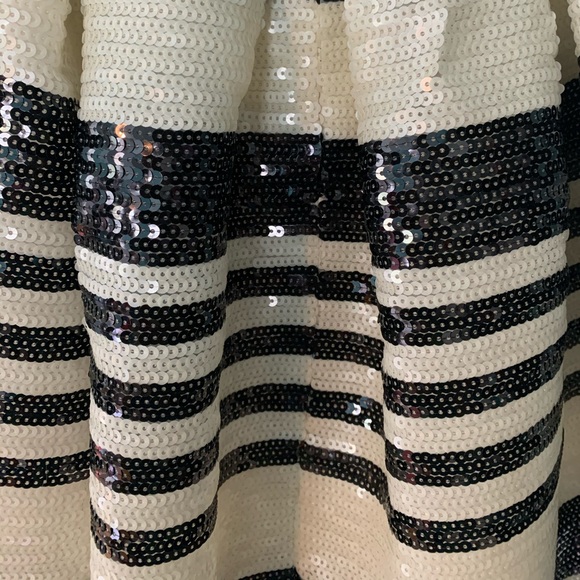 bebe Strapless Sequin Fit n Flare Party Dress - Picture 12 of 14